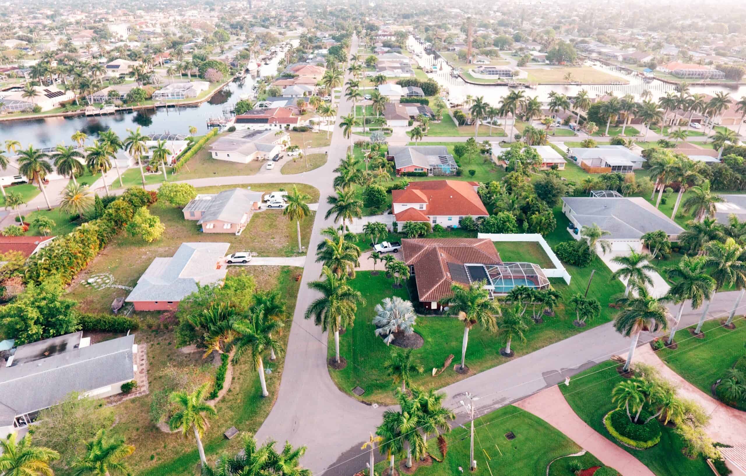 Homeowner reviewing homeowners insurance renewal documents in a Cutler Bay Florida home